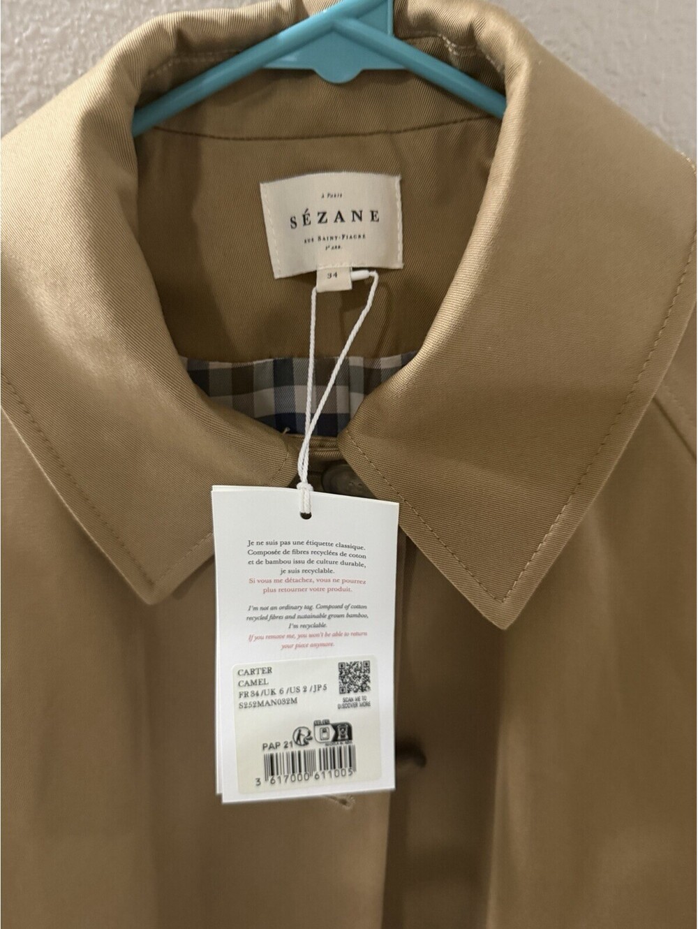 Sezane Women’s Carter Jacket - Picture 2 of 5